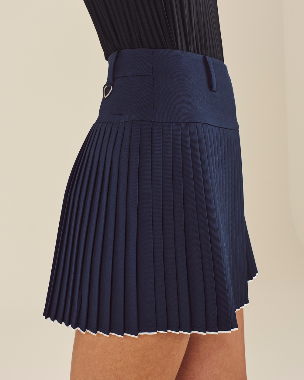 STUDIO SEOUL WRAP PLEATED SKIRT