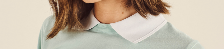 STUDIO SEOUL DOUBLE-COLLAR KNIT POLO