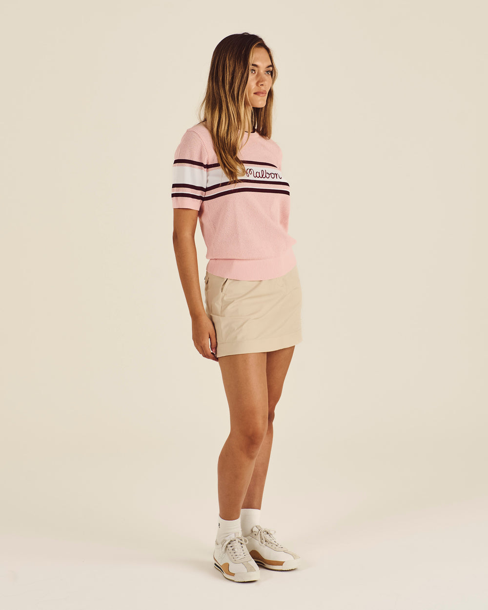STUDIO SEOUL COLOR-BLOCKED KNIT TOP