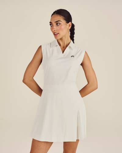 STUDIO SEOUL SLEEVELESS POLO DRESS