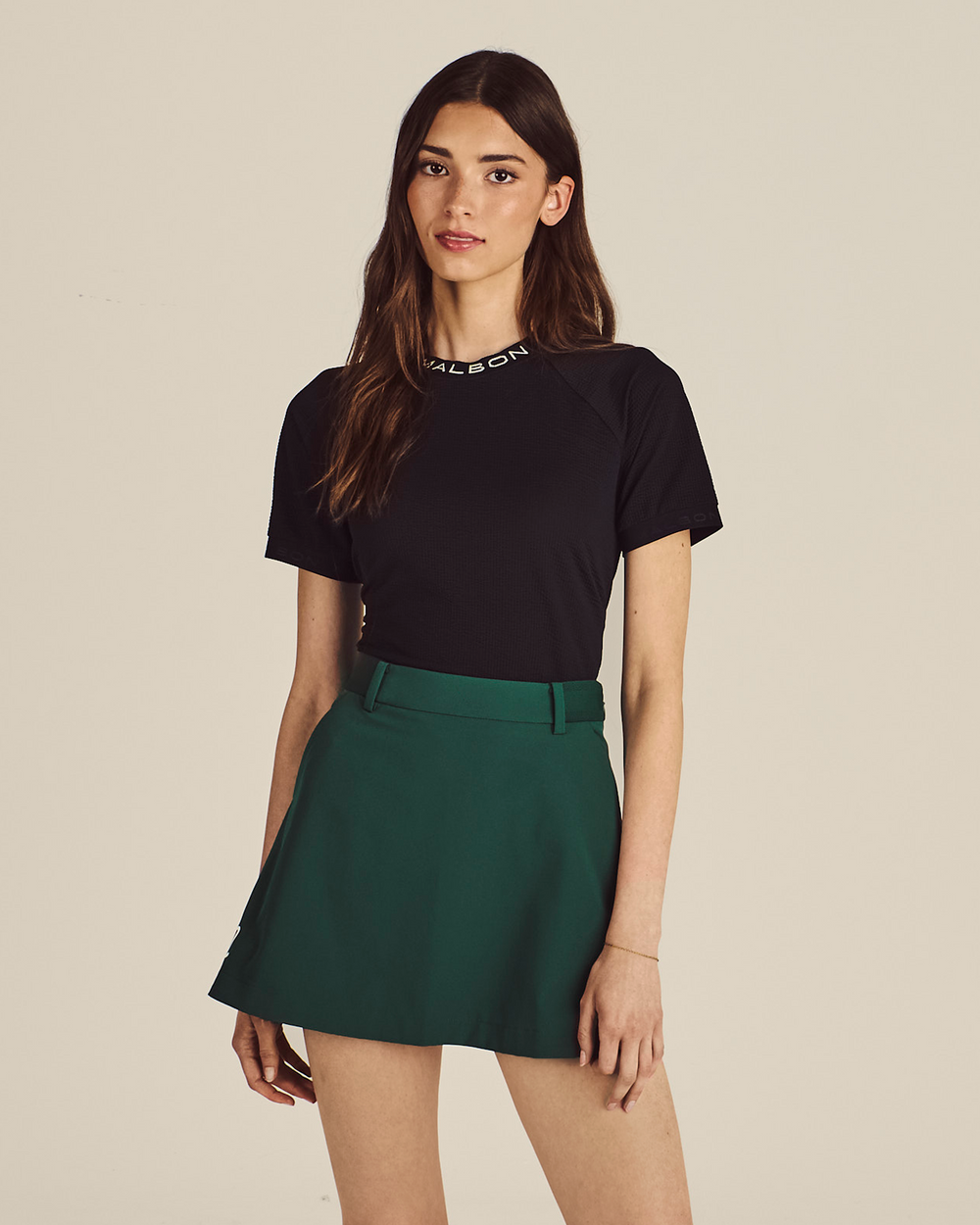 STUDIO SEOUL BACK LOGO SKIRT