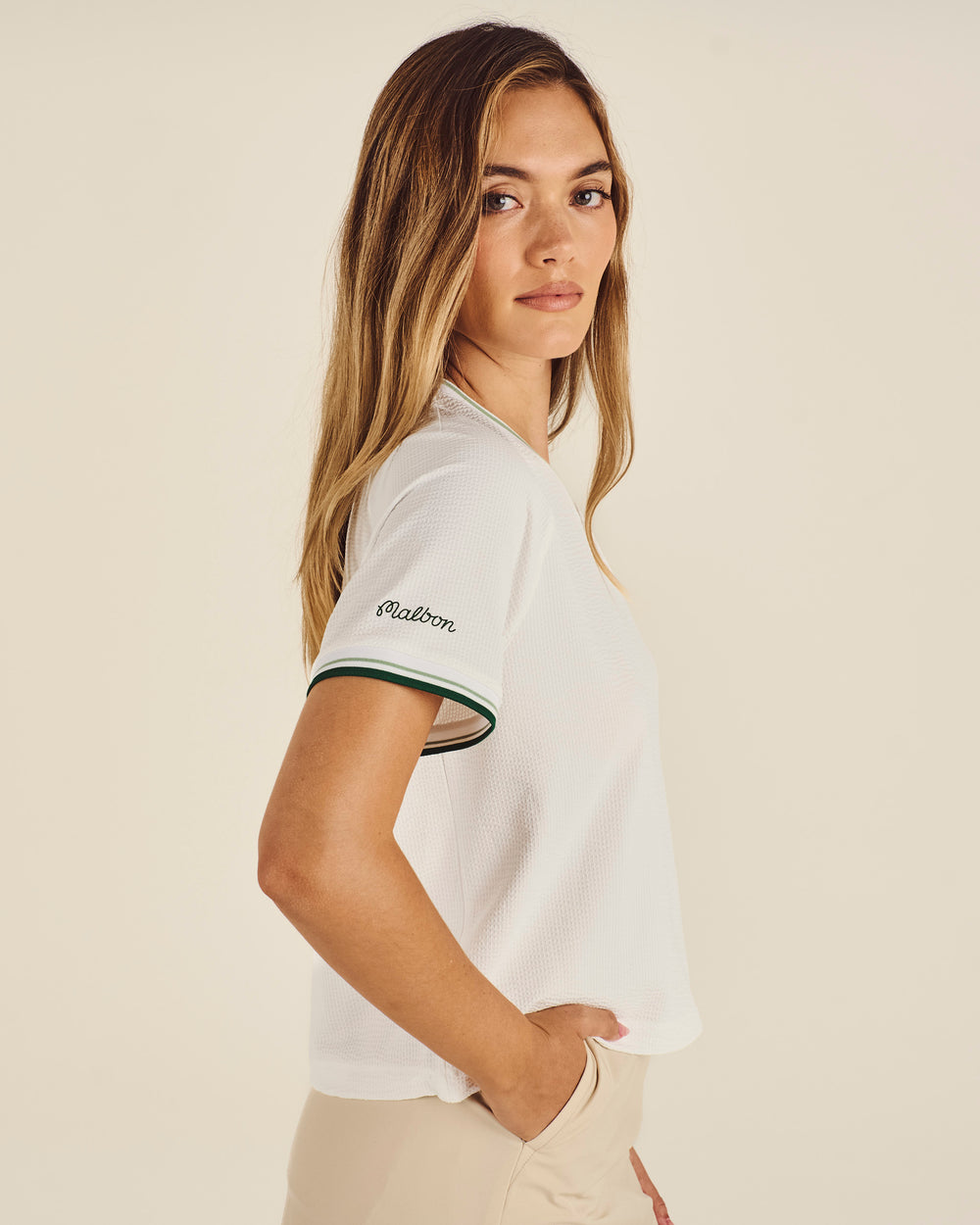 STUDIO SEOUL SEERSUCKER JERSEY POLO