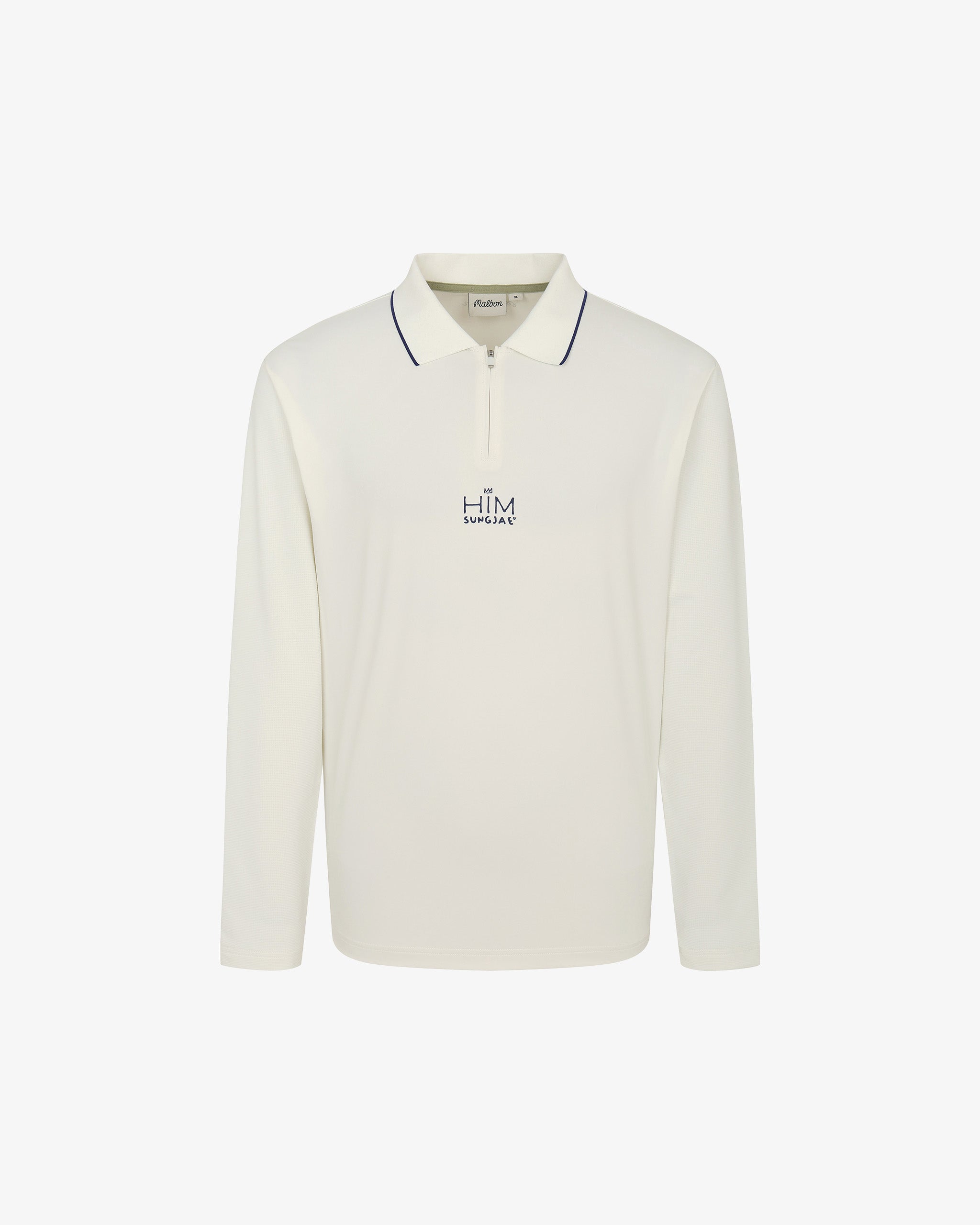 SUNGJAE IM TECH LONG SLEEVE POLO
