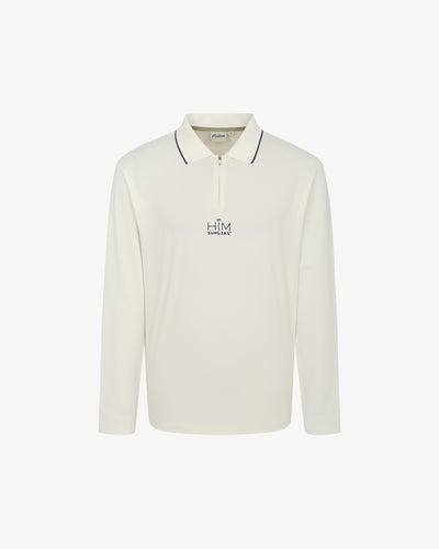 SUNGJAE IM TECH LONG SLEEVE POLO