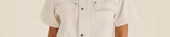 STUDIO SEOUL LINEN BLEND BUTTON DOWN