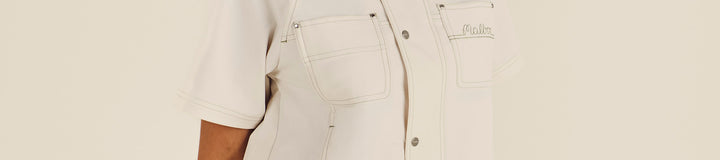 STUDIO SEOUL LINEN BLEND BUTTON DOWN