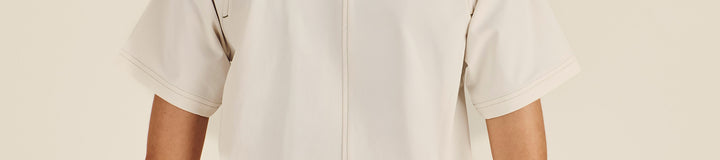 STUDIO SEOUL LINEN BLEND BUTTON DOWN