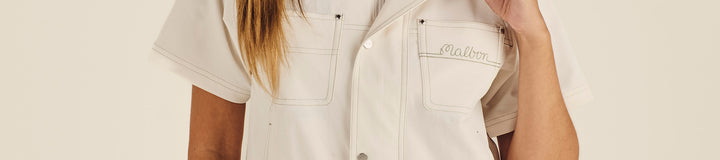 STUDIO SEOUL LINEN BLEND BUTTON DOWN