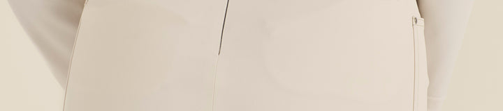 STUDIO SEOUL LINEN BLEND WORKWEAR SKIRT
