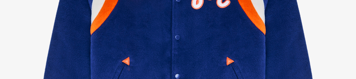 KNICKS THE GARDEN VARSITY JACKET