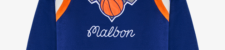 KNICKS THE GARDEN VARSITY JACKET