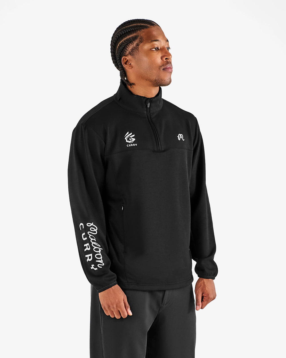 CURRY BRAND QUARTER ZIP JACKET