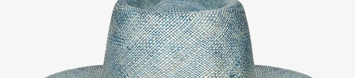INDIGO STRAW HAT