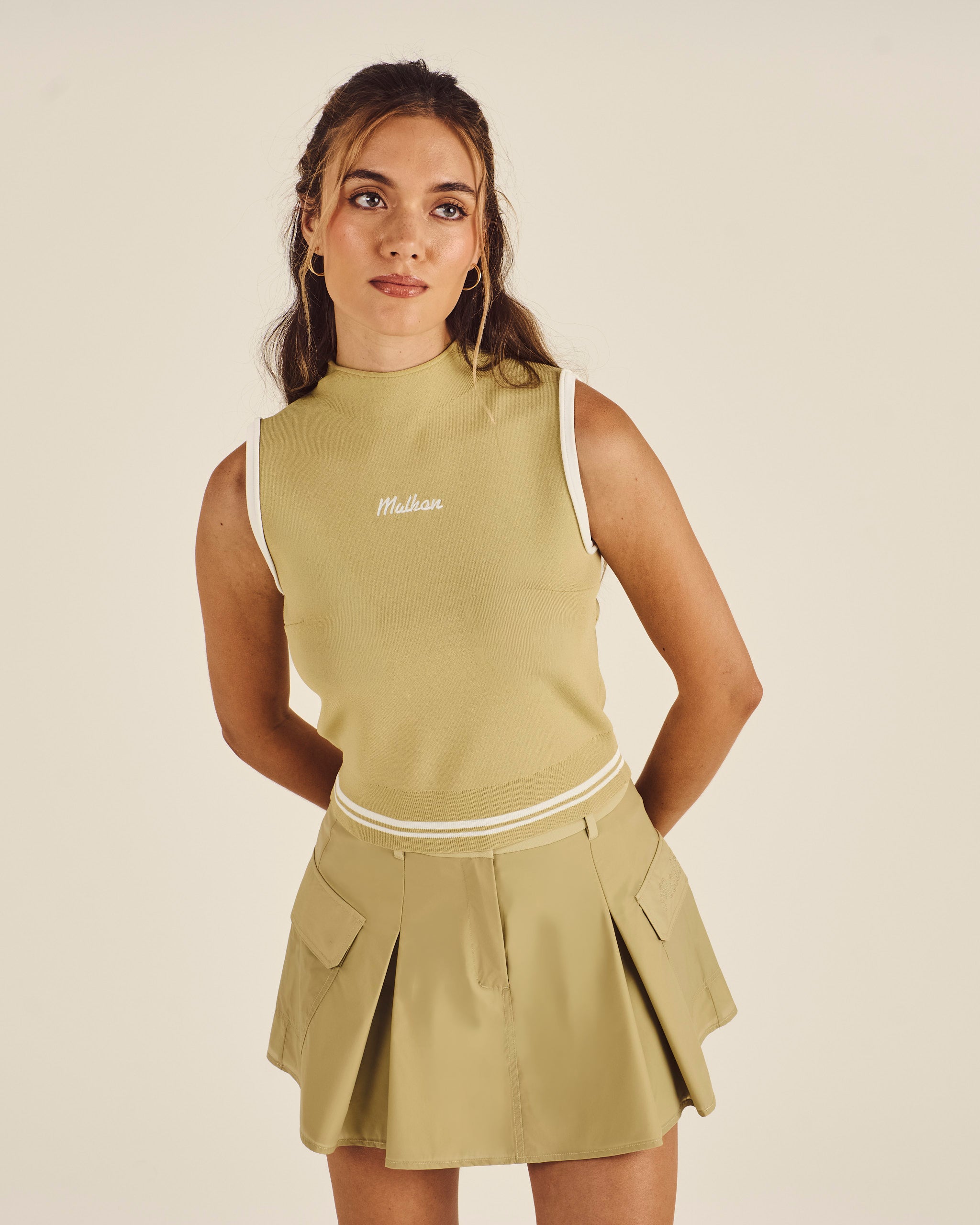 KARA MOCKNECK VEST