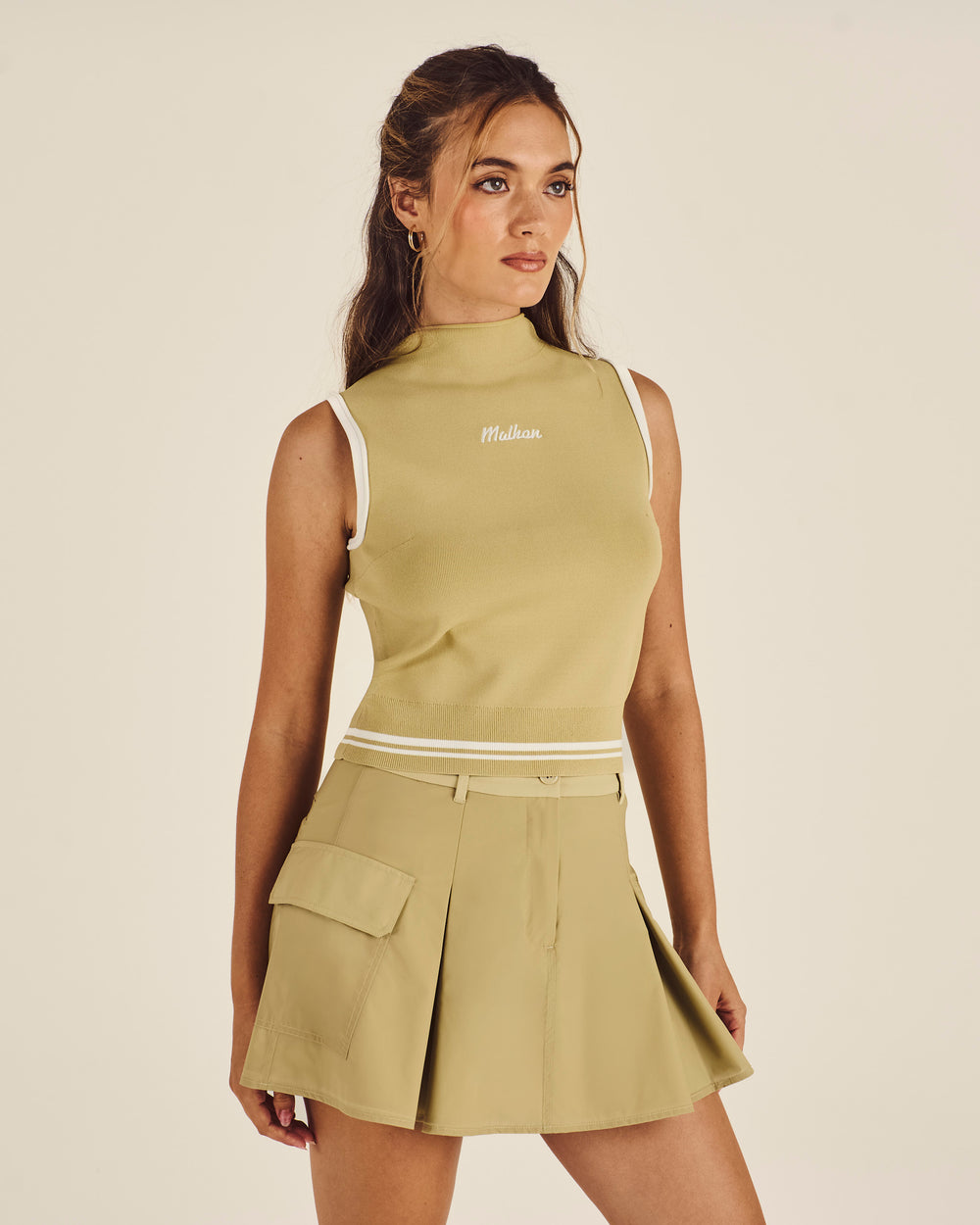 KARA MOCKNECK VEST