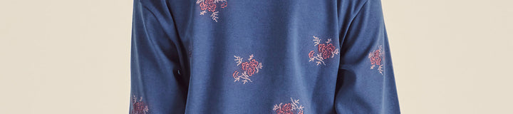 ADELINE EMBROIDERED CREWNECK