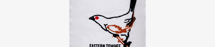 BIRDS OF GEORGIA TOWHEE EMBROIDERED DRIVER COVER