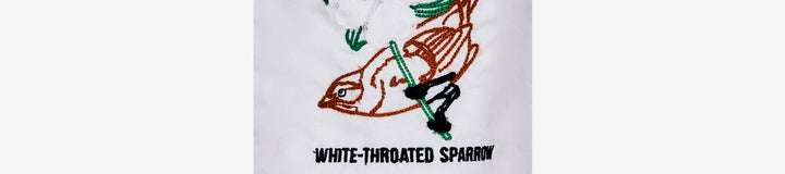 BIRDS OF GEORGIA SPARROW EMBROIDERED DRIVER COVER
