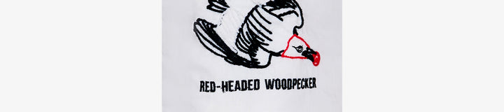 BIRDS OF GEORGIA WOODPECKER EMBROIDERED DRIVER COVER