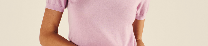 LINGUA FRANCA SHORT SLEEVE CREWNECK SWEATER