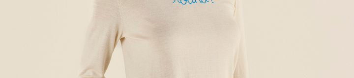 LINGUA FRANCA LONG SLEEVE CREWNECK SWEATER