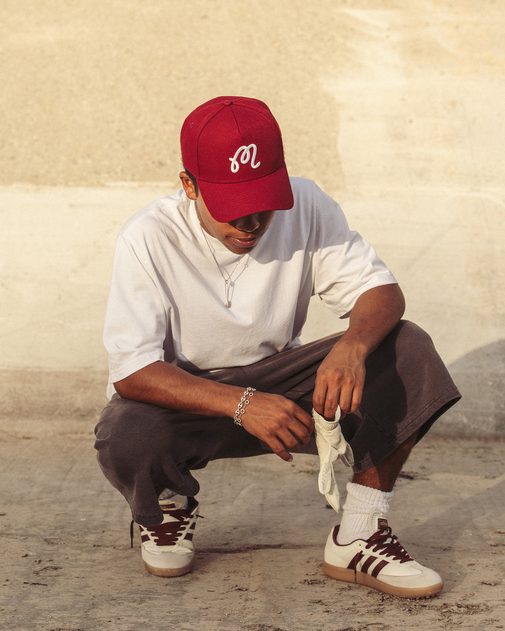 MALBON X NEW ERA 9FORTY A-FRAME M SCRIPT